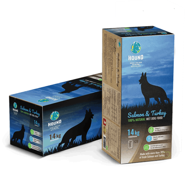 האכלה טבעית לכלבים דגים והודו