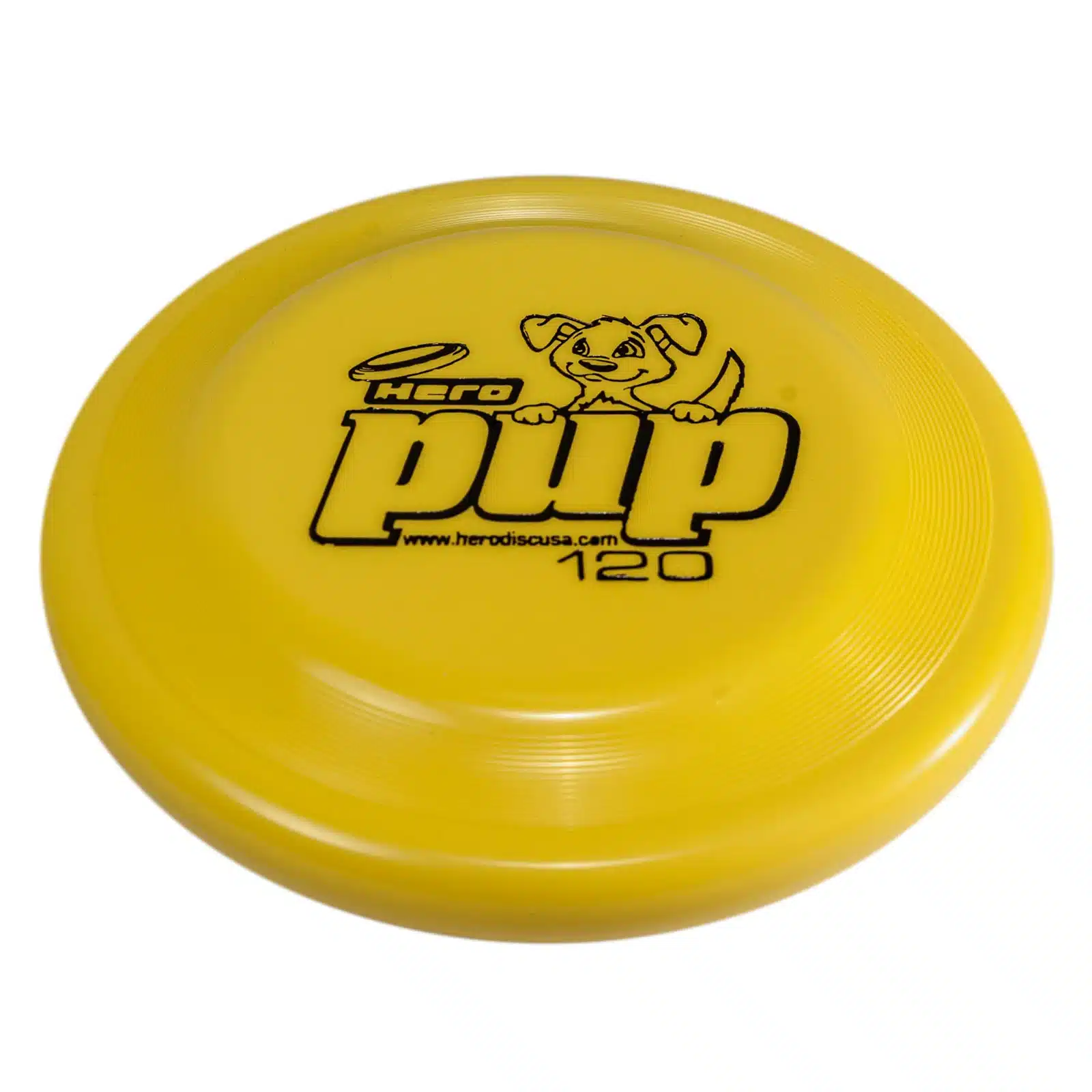 PUP 120 - פריזבי לגורים - צהוב