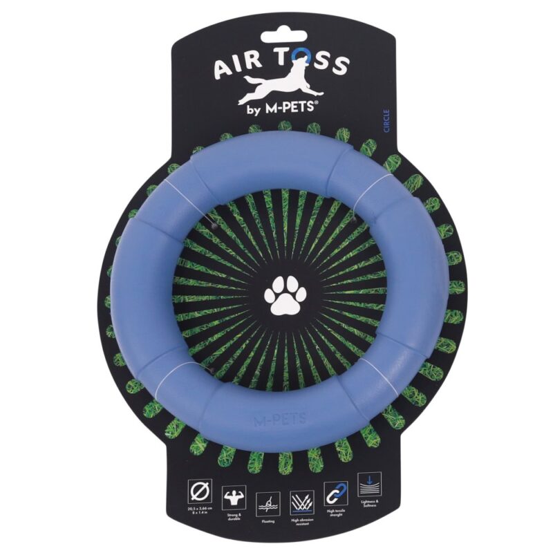 אייר טוז גלגל זריקה צף לכלב - כחול