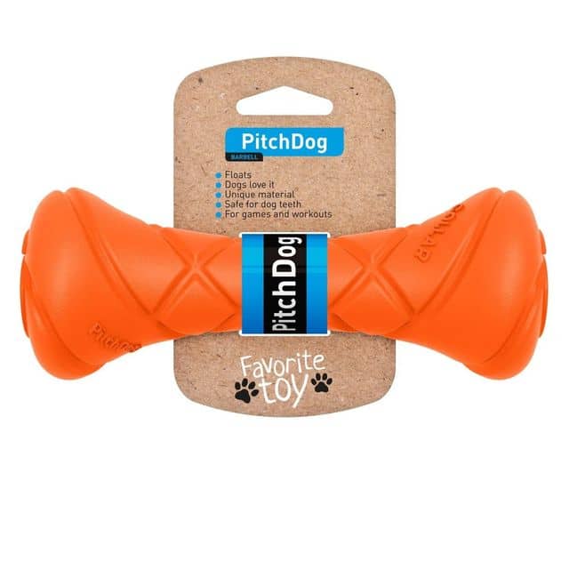 pitchdog game barbell כתום