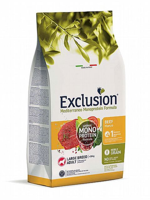 אקסלוזן נובל בקר לכלב בוגר גזע גדול 12 קג