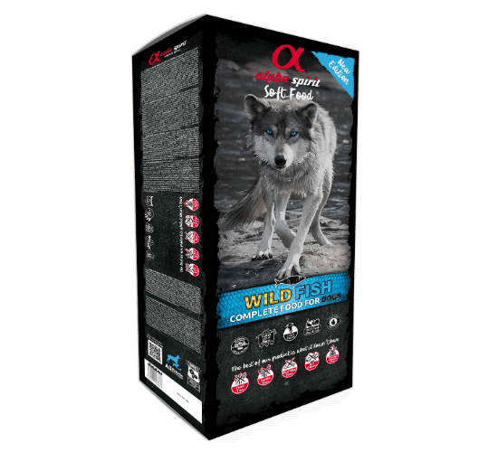 אלפא ספיריט מזון חצי לח לכלבים בכל שלבי החיים