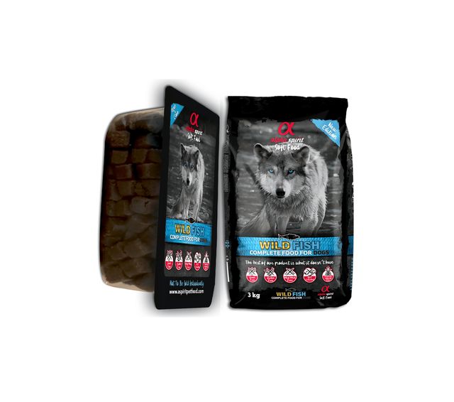 אלפא ספיריט מזון חצי לח לכלבים בכל שלבי החיים